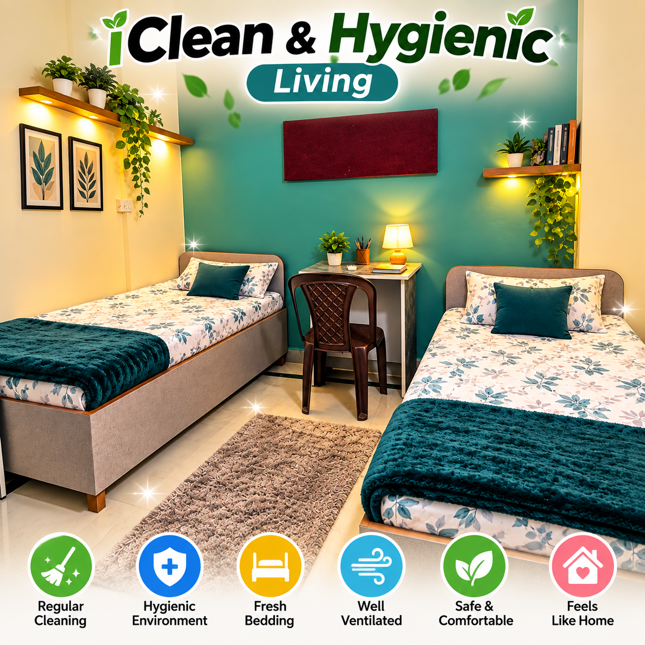 Clean hygienic bathroom